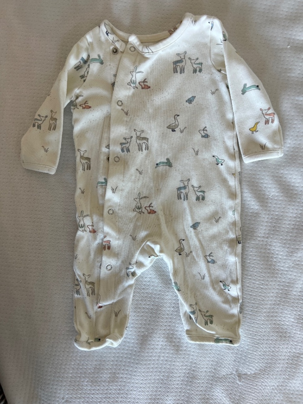 Pehr Woodland Creatures onesie